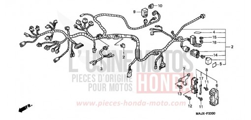 WIRE HARNESS (ST1100) ST1100Y de 2000